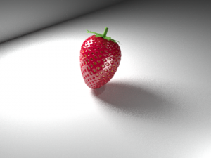 fresh strawberry 3D मॉडल