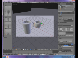 cups 3Dモデル