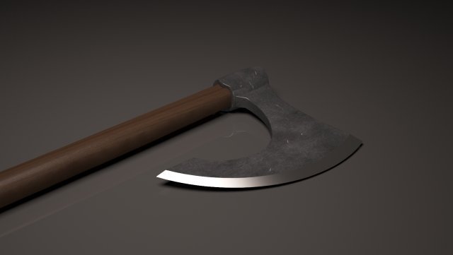 axe 3D 모델 .c4d .max .obj .3ds .fbx .stl .blend 