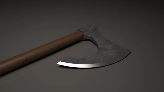 कुल्हाड़ी 3D मॉडल .c4d .max .obj .3ds .fbx .stl .blend 