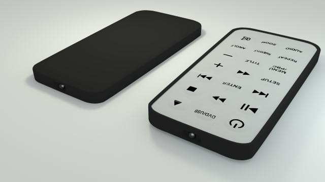remote control 3D Model .c4d .max .obj .3ds .fbx .stl .blend 