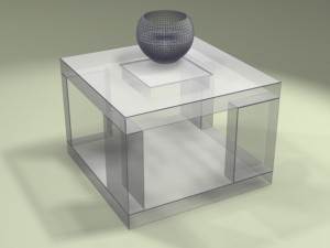 model  atlantic side table 3D-Modell