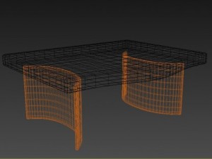modern coffe table 3D Модель