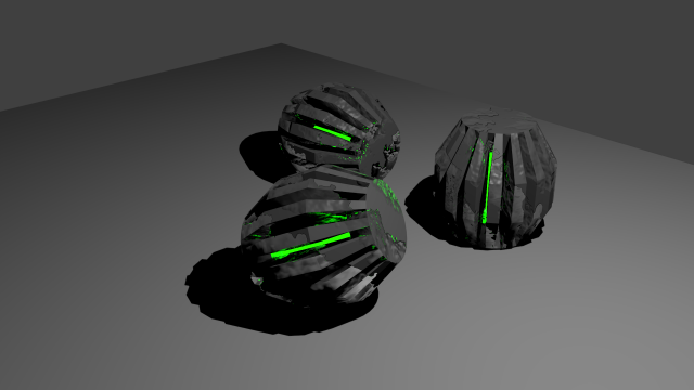 scifi grenades 3D Model .c4d .max .obj .3ds .fbx .stl .blend 