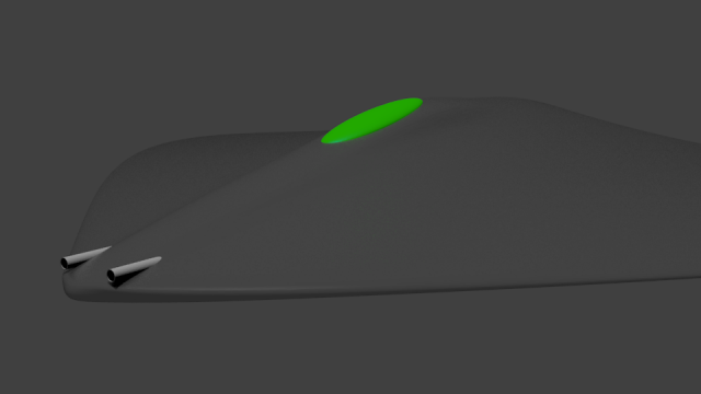 space fighter 3D Model .c4d .max .obj .3ds .fbx .stl .blend 