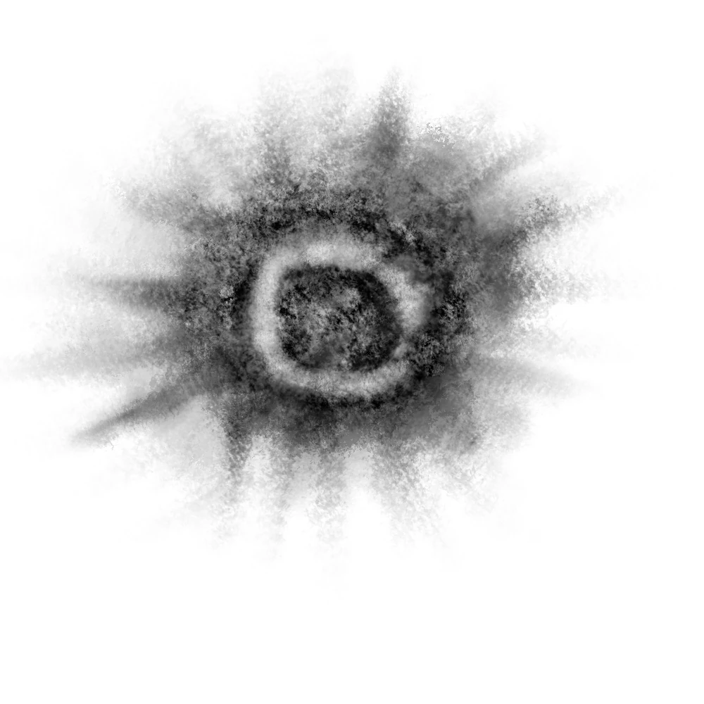 blast crater decal CG Textures .c4d .max .obj .3ds .fbx .stl .blend 