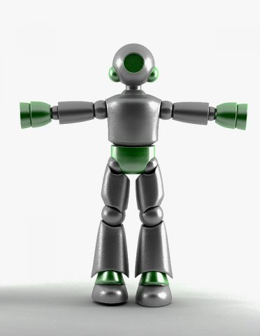 robot 3D Модель .c4d .max .obj .3ds .fbx .stl .blend 