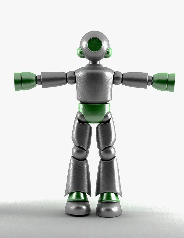 robot Modelo 3D .c4d .max .obj .3ds .fbx .stl .blend 