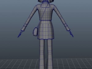 cartoon girl sophie 3D Model
