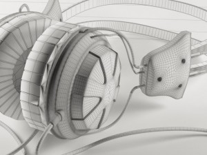 headphones a4tech 3D Model
