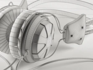 ヘッドフォン a4tech 3Dモデル