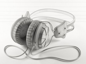 headphones a4tech 3D Model