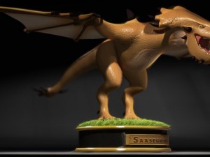 dragon saasegron Modello 3D