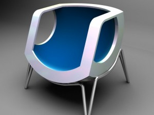 chair sphere Model 3D