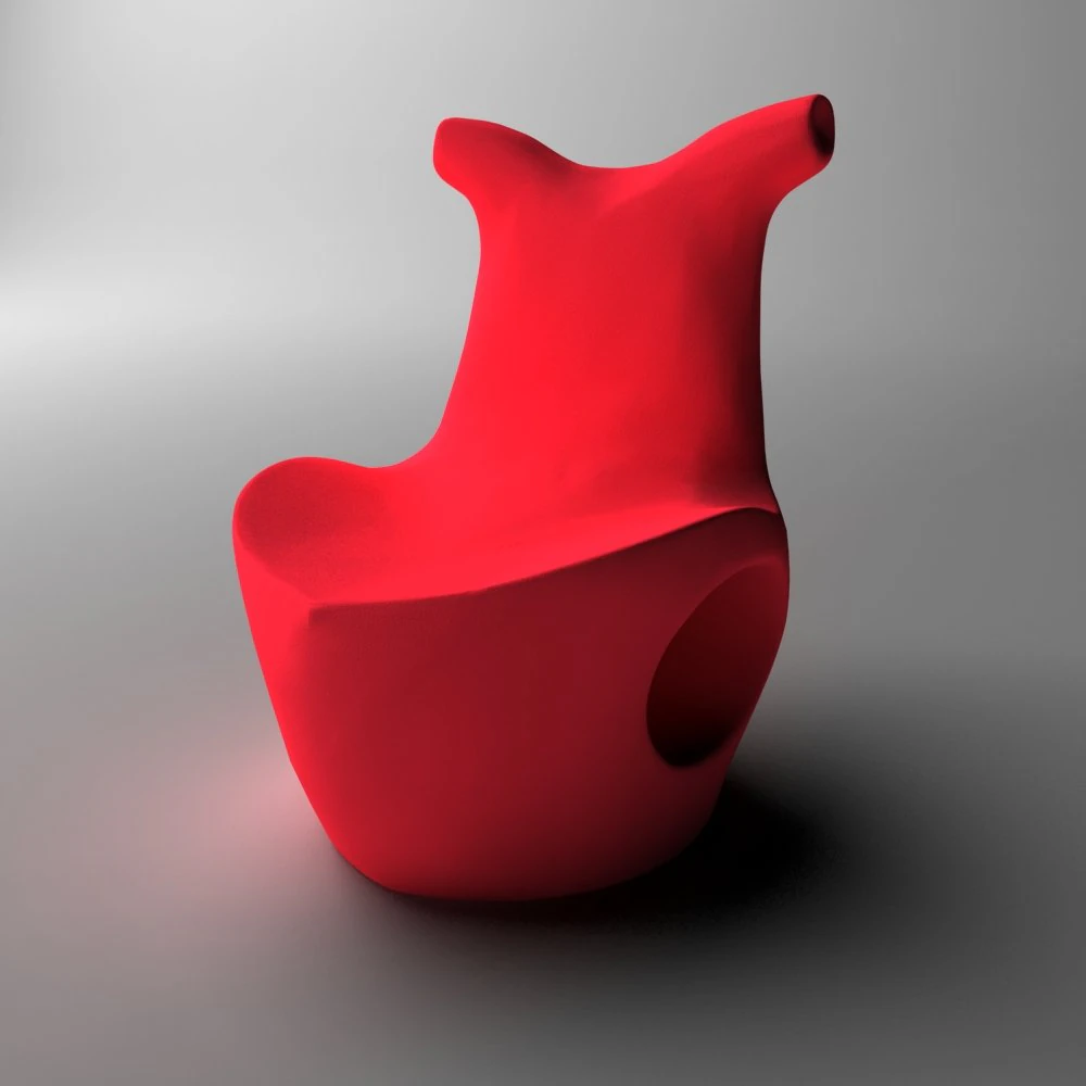chair helix 3D Model .c4d .max .obj .3ds .fbx .stl .blend 