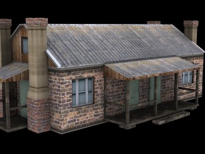 vilage house low poly 3D Models