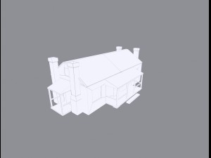 vilage house low poly 3D Модель
