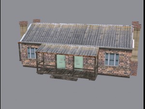 vilage house low poly 3D Модель