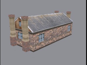 vilage house low poly 3D Модель