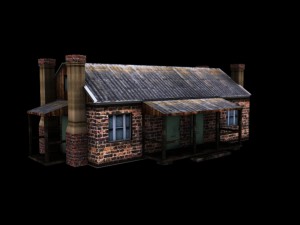 vilage house low poly 3D Модель