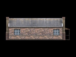 low poly building collection 3D Model