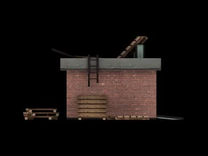 低ポリ建物コレクション 3Dモデル