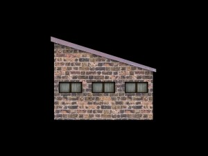 low poly building collection 3D Model