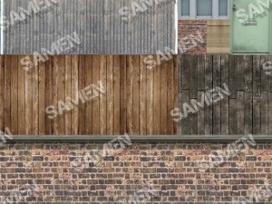 low poly building collection 3D Model