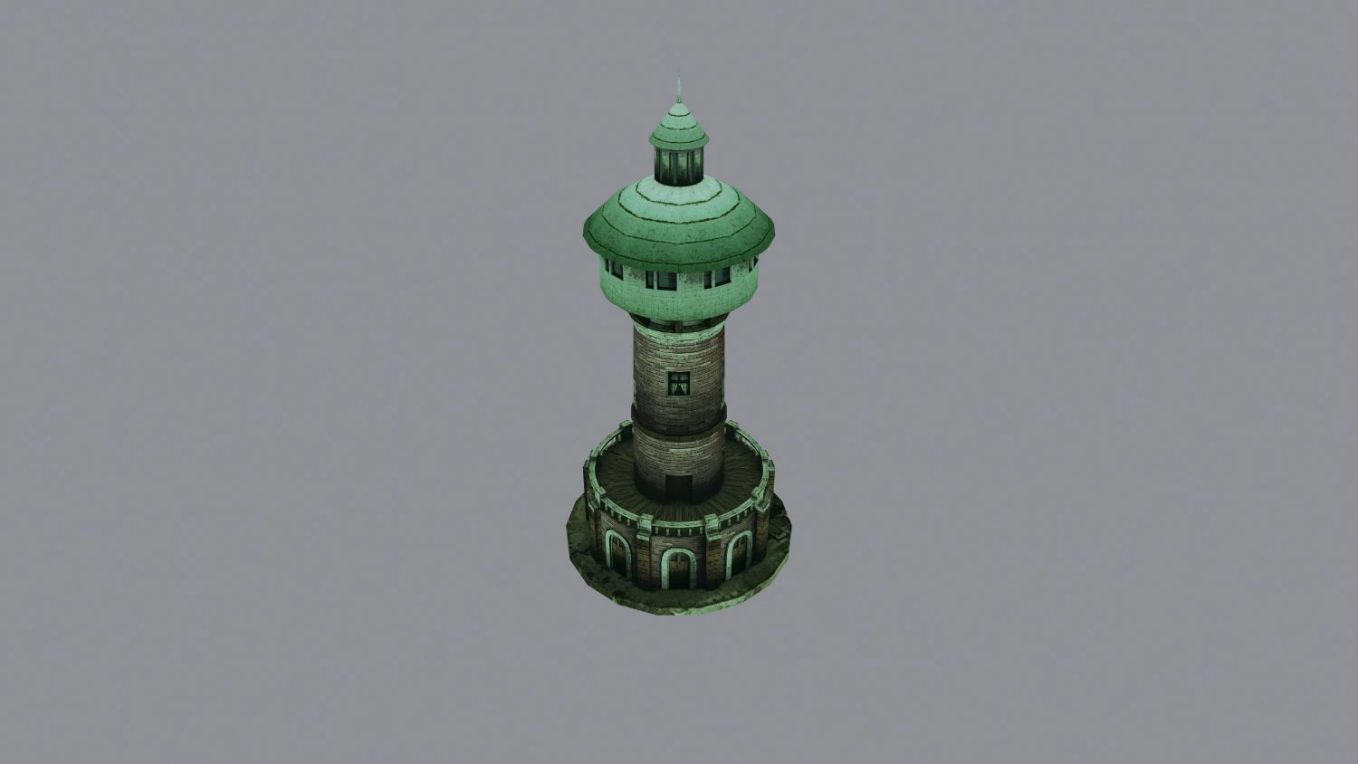 watch tower 3D Model .c4d .max .obj .3ds .fbx .stl .blend 