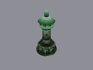 watch tower Modèle 3D