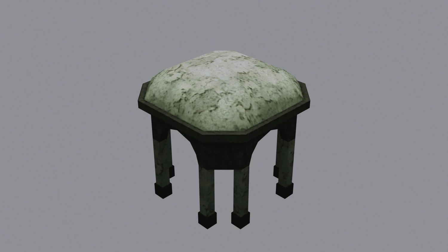 grave low poly 3D Model .c4d .max .obj .3ds .fbx .stl .blend
