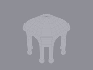 grave low poly 3D Model