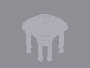 grave low poly 3D Model