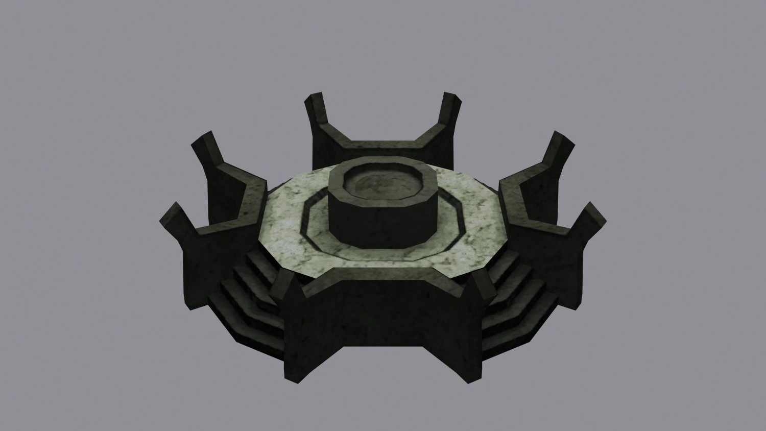 무덤 낮은 폴리 3D 모델 .c4d .max .obj .3ds .fbx .stl .blend 