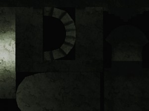 grave low poly Modelo 3D