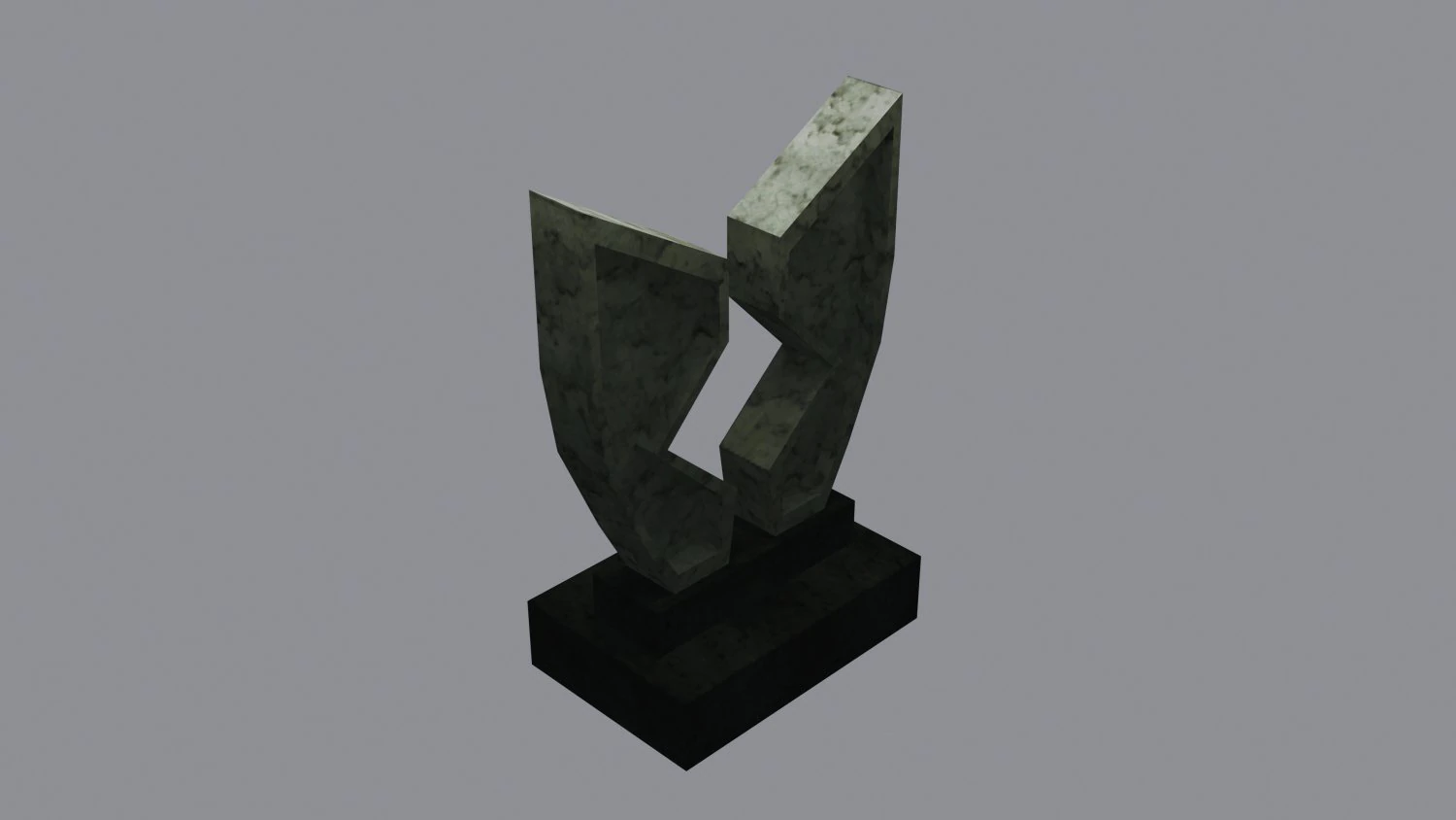 grave low poly 3D Model .c4d .max .obj .3ds .fbx .stl .blend 