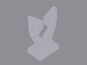 grave low poly 3D Model