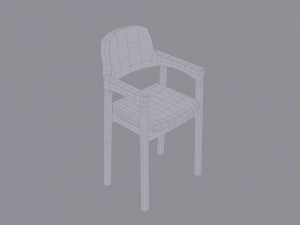 wood chair 3D Model