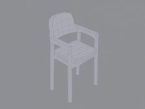 wood chair 3D Model