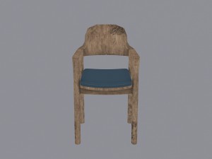 wood chair 3D Model