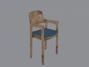 wood chair 3D Model