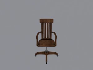wood chair 3D Model