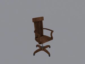 wood chair 3D Model
