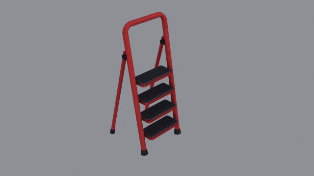stepladder 3D मॉडल .c4d .max .obj .3ds .fbx .stl .blend 