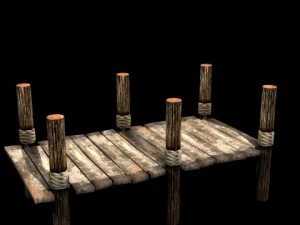 low poly bridge 3D Model