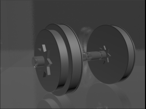 professional sports dumbbells Modèle 3D