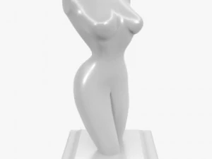 女人雕像 3D 模型