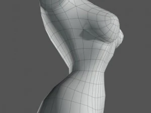 woman figurine 3D Model
