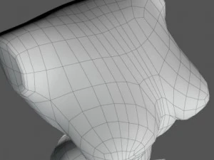 woman figurine 3D Model