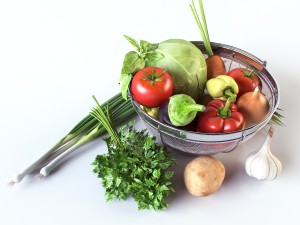 vegetables in the basket 3D 모델